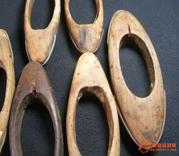 民俗之物 晚清-民国.老木梭机6只(都是老的)