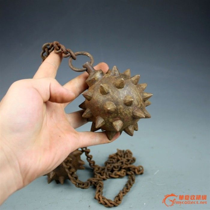 早期兵器 狼牙双流星锤