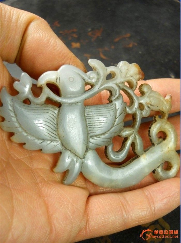 三包! 明代玉凤鸟